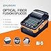 Fusion Splicer AI-5A Fiber Optical Fusion Splicer, Core Alignment Fiber Splicer Machine with 5200mAh Large Battery Capacity for SM&MM