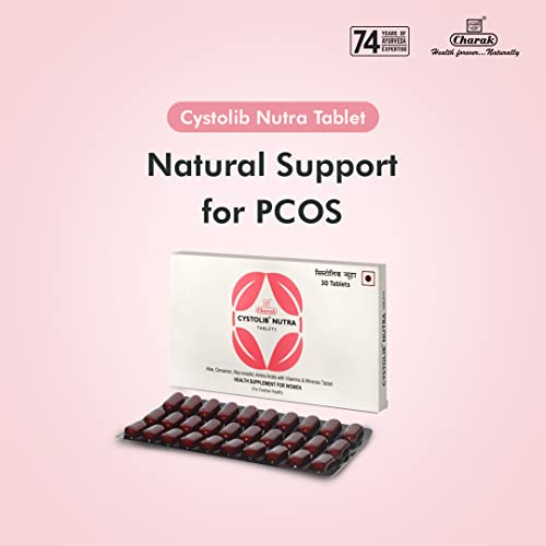 Charak Cystolib Nutra Nutrition Supplement To Restore Hormonal Imbalance In PCOS & PCOD For Women - 30 Tablets - Image 2