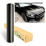 4'x8' (10cmx20cm) Sample Black Matte Metallic Satin Pearl Vinyl Wrap Sticker Sheet Film Car Auto Vehicle DIY Decal Bubble Free Air Release Self Adhesive Peel and Stick