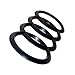 US85 Direct Universal for Audi Sport 3DTrunk Ring Luggage Lid Adhesive Logo Sign Fit A3 S3 RS3 A4 A5 S4 S5 RS5 Emblem Badge Sticker Decoration Quattro Accessories (Matte Black)