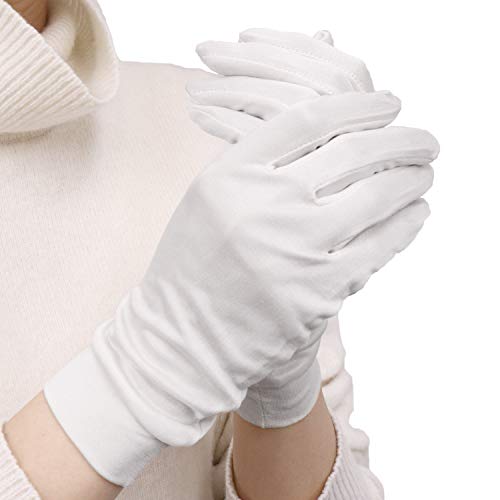SILKMONDO シルク 手袋 レディース 3色 【 天然 シルク 100％ 】 ハンドケア 紫外線 UVカット おやすみ手袋 外出時 自転車 保湿 スキンケア 保温 乾燥対策 日焼け silkglove1t白