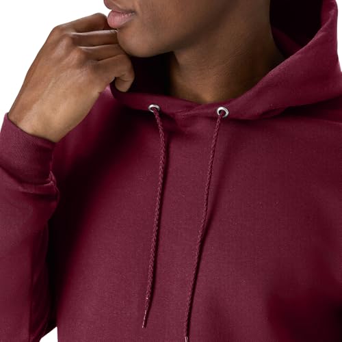 Image of Hanes Men's, EcoSmart, Cotton-Blend Hooded Sweatshirt, Plush Fleece Pullover Hoodie