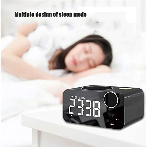 Berühren Sie Bluetooth-Lautsprecher, Digital Radio FM-Radiowecker Multifunktionale Tragbare Lautsprecher, Mit 1200 Mah Mit Hohen Dichte