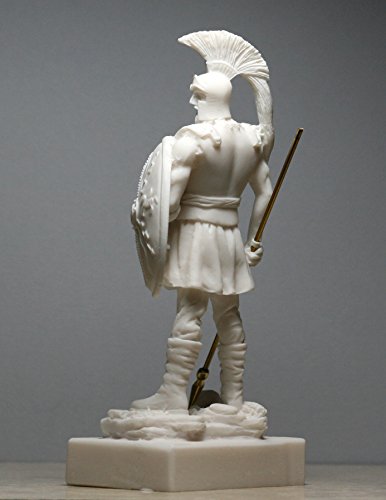 Ares Mars God Of War Alabaster Statue Sculpture Figure Handmade 7.09 Inches #TOP4