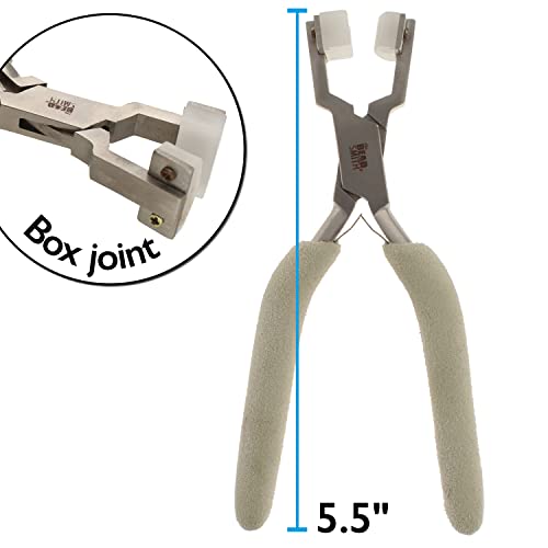 The Beadsmith Nylon Jaw Bracelet Bending Pliers, 6.25 inches (159mm), Comfort Grip Handle with Double-leaf Spring - Image 3