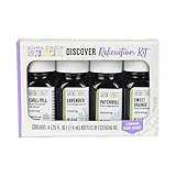 Aura Cacia Relaxation Kit | GC/MS Tested for Purity | 4 Bottles 7.4ml (0.25 fl. oz.)