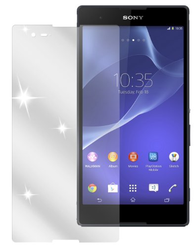 dipos I 2X Schutzfolie klar kompatibel mit Sony Xperia T2 Ultra Folie Bildschirmschutzfolie