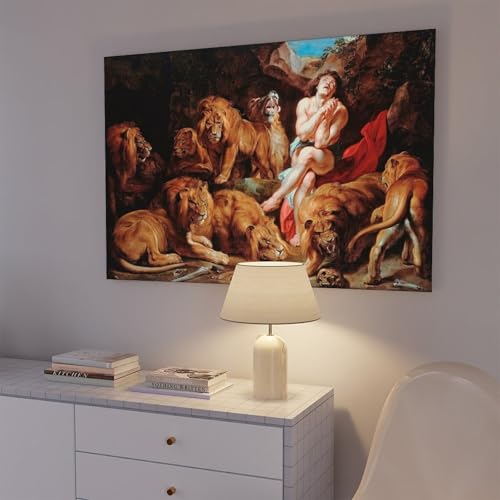 Toile Daniel in The Lions Den Rubens solution déco murale pour petit bureau vide