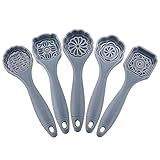 LUNCK Mooncake Barrel Mold with 3D Hand Press Moon Cake Pastry Mould DIY Bakeware Mid-Autumn...