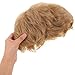 MAGICLULU Men’s Short Heat Resistant Synthetic Wig, Natural-looking Male Toupee for Daily Wear and Cosplay, Lightweight Hairpiece Suitable for Fashion and Special Occasions