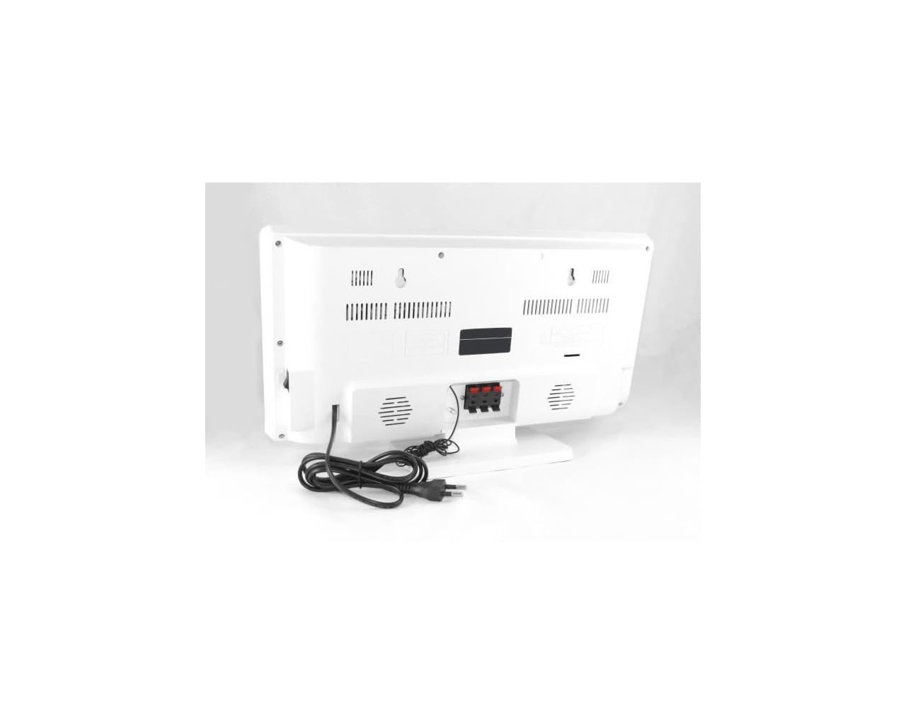 INOVALLEY Chaîne HiFi CD/DVD Deluxe Blanche 2x30W avec écran 12'' intégré