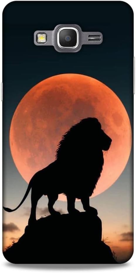 3D Designer Back Case Cover for Samsung Galaxy Grand Prime | King Lion Standing On Hill |