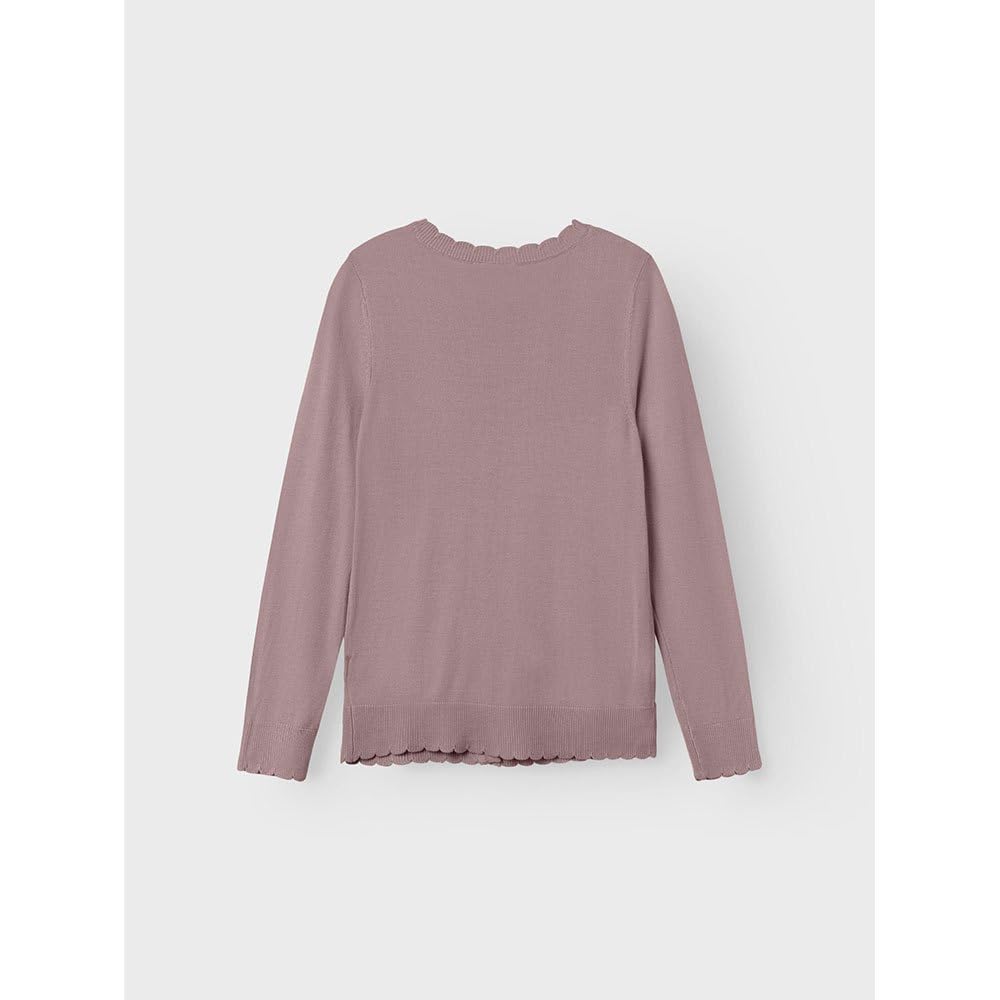 Name IT Mädchen Nkfvamone Ls Knit Card K Noos Strickjacke (1er Pack)
