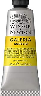SG Education GAL 2120120 Full Range of Galeria Acrylic, 60 mL Tube, Cad Yell Med Hue