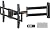 Perlegear Corner TV Wall Mount Long Arm TV Mount Bracket for 32-75 Inch TVs-Full Motion Wall Mount with 32.37” Extension & Swivel Articulating Arm & Tilt, MAX VESA 600x400mm, Holds up to 100 lbs