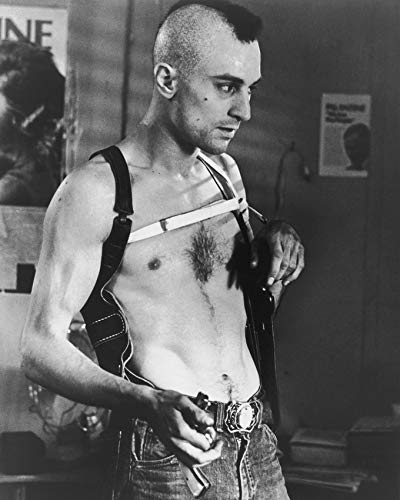 Erthstore 8x10 inch Photograph of Robert De NIRO Bare Chested with Mohawk Haircut