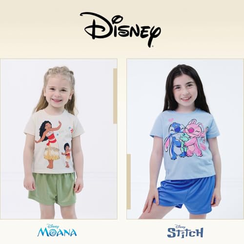 Image of Disney Girls T-Shirt and Mesh Shorts Outfit Set Toddler to Big Kid Sizes (2T - 14-16)