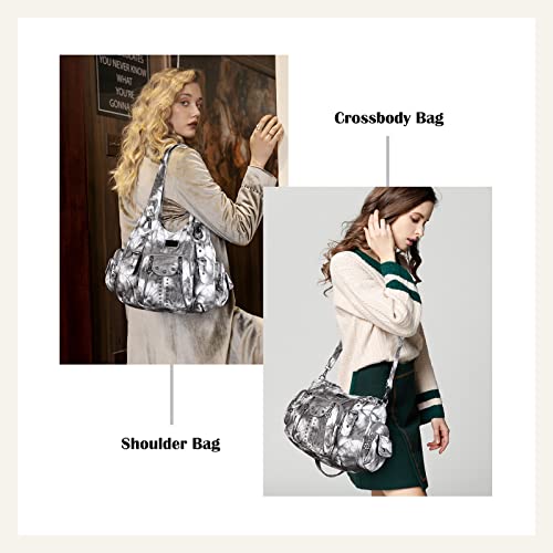 Image of Angel Kiss Purses for Women Soft PU Leather Large Hobo Bags for Women Shoulder Bag | Soft