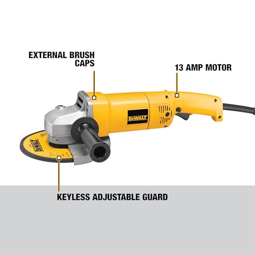 DEWALT Angle Grinder Tool, 7-Inch, 13-Amp (DW840), Yellow by DEWALT - Image 2