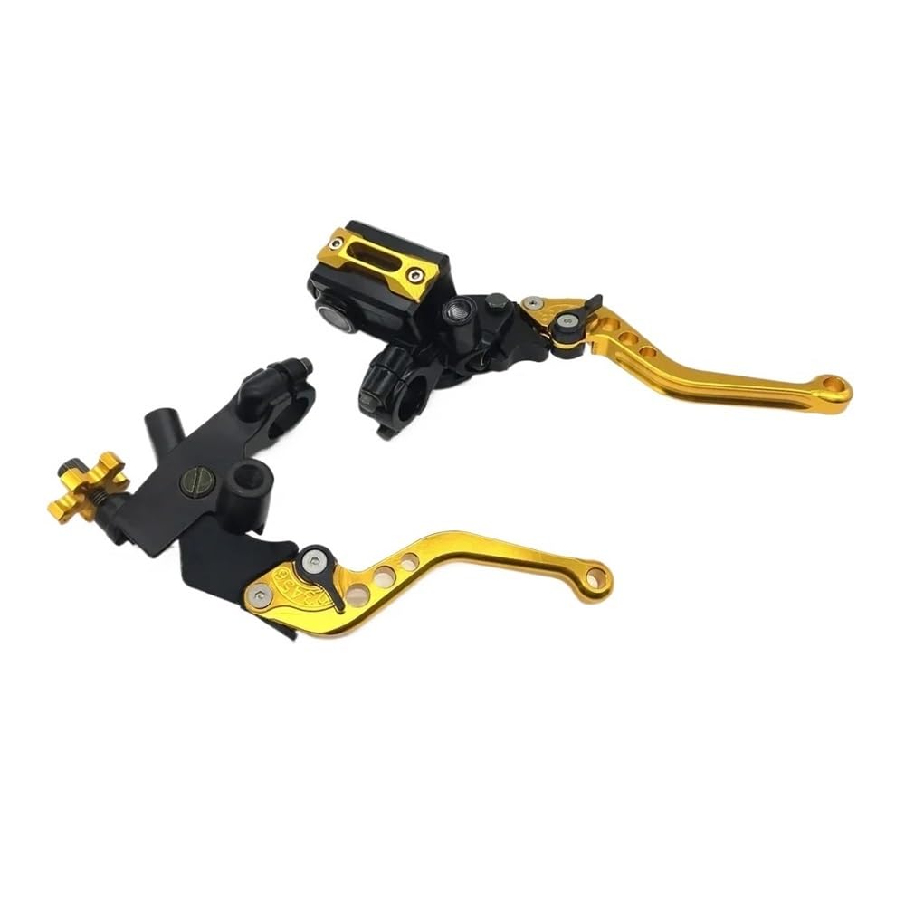NHGFdfs Motorcycle Clutch Brake Lever Universal 7/8" 12.7mm Motorcycle Hydraulic Master Cylinder CNC Brake Clutch Pump Levers for Ho&nda