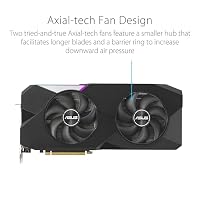 ASUS Dual Radeon RX 7900 XTX OC Edition 24GB GDDR6 Gaming Grafikkarte (AMD Radeon RX7900 XTX, PCIe 4.0, 1x HDMI 2.1, 3X DisplayPort 2.1, DUAL-RX7900XTX-O24G) – Ansicht 3