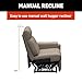 Thomas Payne Signature Heritage Series Driftwood RV Theater Seating Left Arm Recliner with Manual Recline, High-Density Foam Cushioning - 2024044097