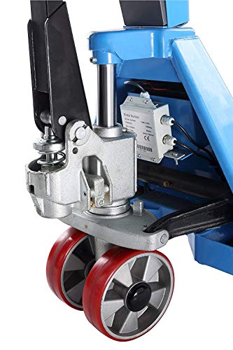 E20MP Heavy Duty Pallet Jack with Scale & Bulit-in Printer 4400 lbs Hand Scale Pallet Truck 27 x 48 - Thumbnail 5
