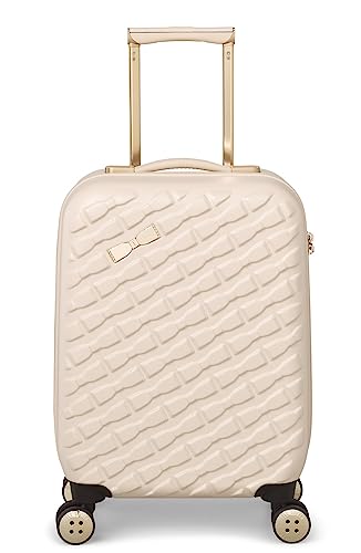Ted Baker Women's Belle Fashion Lightweight Hardshell Spinner Luggage, Sand Dollar, Checked-Medium 27-Inch, Luggage