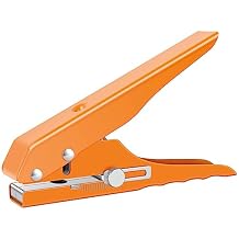 Single Hole Punch, 3/8 Inch Heavy Duty Hole Puncher, Edge Banding Punching Pliers Punching Tool with Scale, Handheld Paper Hole Puncher for Paper Cards, Hard Film, Thin Wood