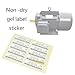 SING F LTD 10pcs Mid Drive Motor Sticker 48V 250W Motor Waterproof Sticker Decal 61mmx16mm Motor CE Label Tags Compatible with Tongsheng TSDZ2 Electric Motor
