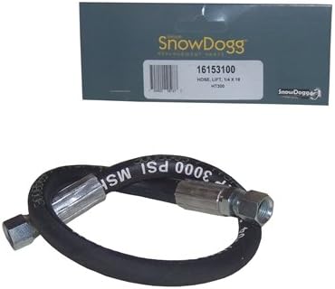 SnowDogg Part # 16153100 - Hydraulic Lift Hose 1/4 x 18