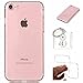 Produktbild Hülle iPhone 8/iPhone 7 (4,7 Zoll) Hülle Soft Flex Transparent Silikon TPU Handyhülle Schutzhülle für iPhone 8/iPhone 7 (4,7 Zoll) Case Cover - Crystal Clear + Schlüsselanhänger (P) (1)