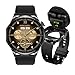 AIEK Smartwatch con Auriculares para Hombres y Mujeres, 1.43 "AMOLED de Pantalla Grande Fitness Sport Watch para iOS Android Phone, Monitor de Ritmo cardíaco del sueño, Regalo de Pareja (Negro)