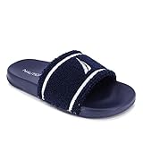Leicht und angenehm zu tragen Nautica Women\'s Athletic Slides, Sandals, Shower Shoe, Fashion Slide-Kezia-Navy-10