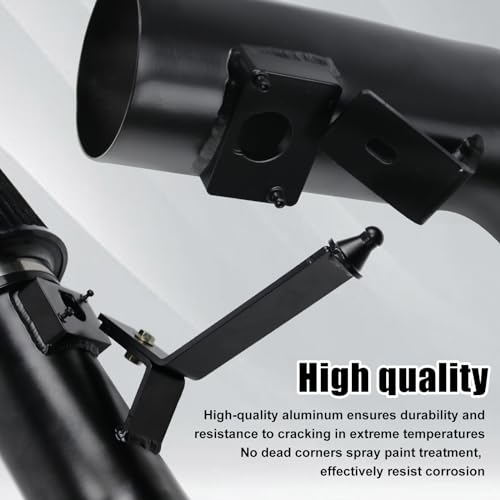 RULLINE 4\" Air Intake System Air Intake Pipe with Oiled Filter Compatible with Ford F250 F350 F450 F550 6.0L Powerstroke Diesel 2003-2007