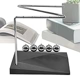Pendule de berceau de Newton, berceau de Newton,Jouet de bureau à mouvement perpétuel Balls | Boule en acier, jouets Fidget pour adultes, Gadgets scientifiques Cool, accessoires de bureau pivot