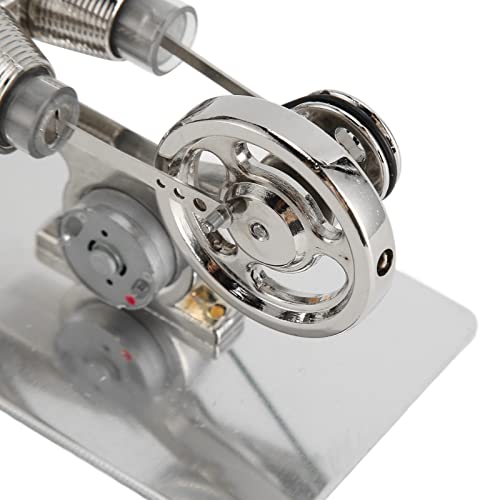 GOWENIC Stirling Engine Motor Model, Low Noise Science Experiment Toy, Simple Operation Physical Model with Antislip Base, 95% Alcohol Powered Educational Toy for Classroom and STEM - Image 2
