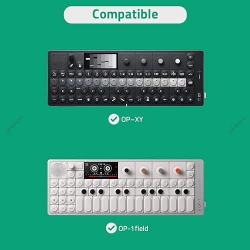 Image of GEEKRIA Hard Shell Travel Case Compatible with Teenage Engineering OP-1 Field /OP-1 / OP-XY Portable Synthesizer, Audio Sampler Carrying Bag (Dark Gray)