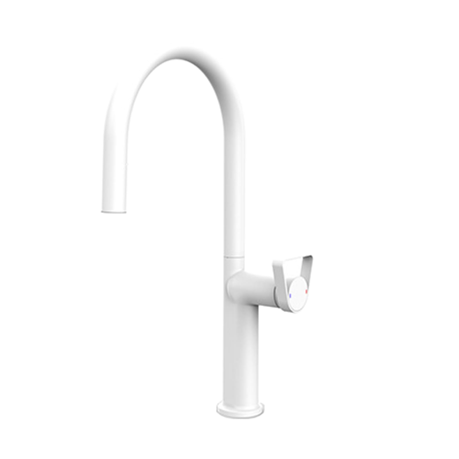 ZYCHSJXA Kitchen Taps with Pull Out Spray 2 Modes 360° Swivel Spout Mixer 1 Hole,White