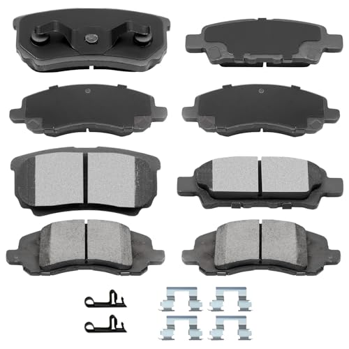 Image of AUTOMUTO 8PCS Front & Rear Ceramic Disc Brake Pads Set D1037 D1285 For Chrysler 200 Sebring For Dodge Avenger Caliber For Jeep Compass Patriot