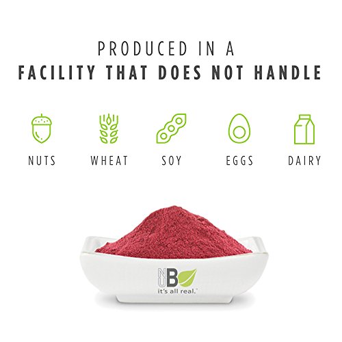 Nubeleaf Cranberry Powder - Non-GMO, Gluten-Free, Vegan Source of Antioxidants & Phytonutrients, Fiber, Vitamin C - Single-Ingredient Nutrient Rich Superfood for Cooking, Baking, Smoothies (6oz)