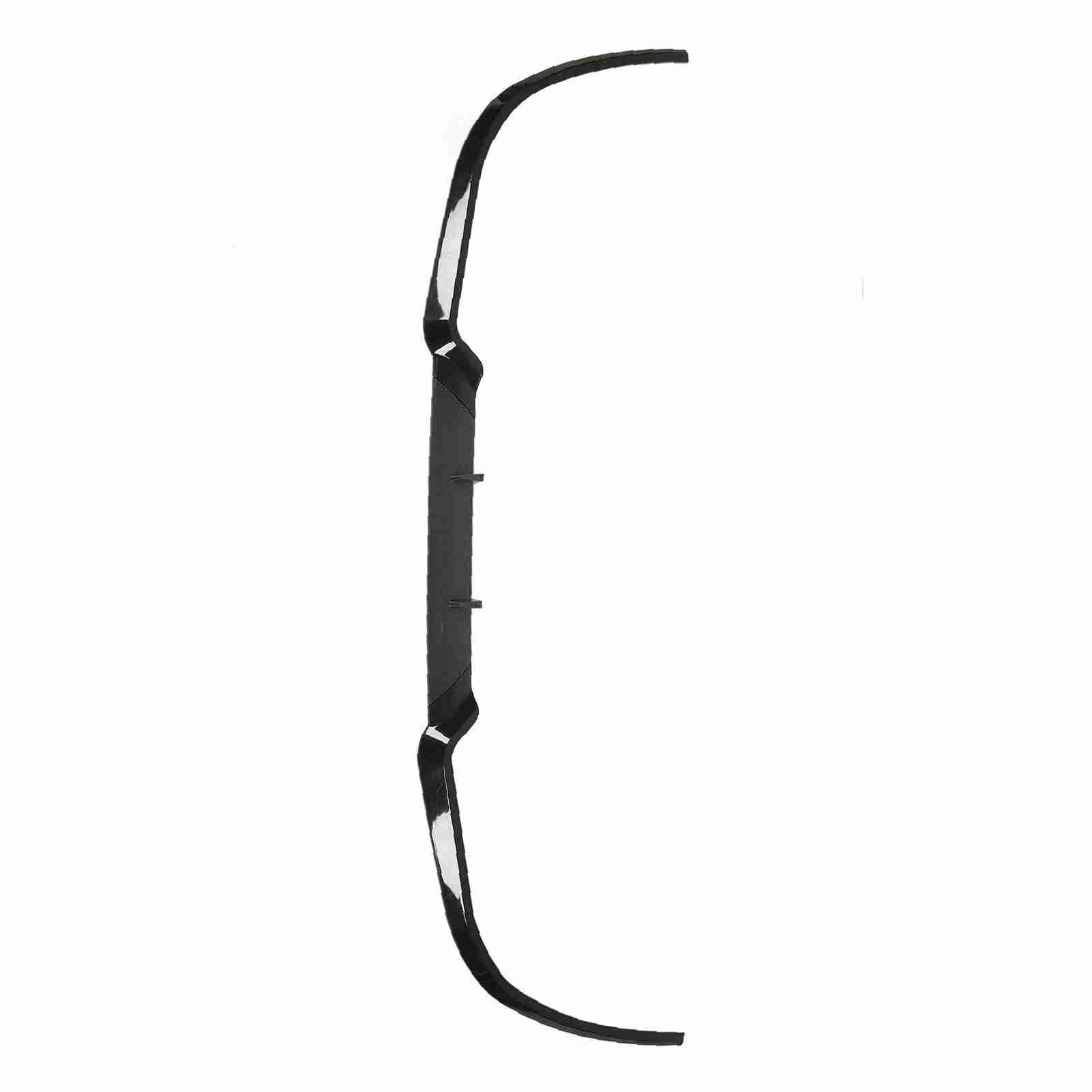 Seat Przedni Zderzak Podbródek Dokładka 114 cm Czarny Błyszczący Spojler