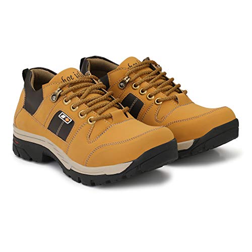 Image of Shoe Island Solid Black Premium Leatherette Ankle Length Casual Boots for Men
