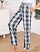 BFUSTYLE Kids Pajamas Lattice Pj Pants Girls Fashion Black White Pajama Bottoms 9-10 Years Pyjamas Draswtring Teens Sleepwear Trouser Size 10
