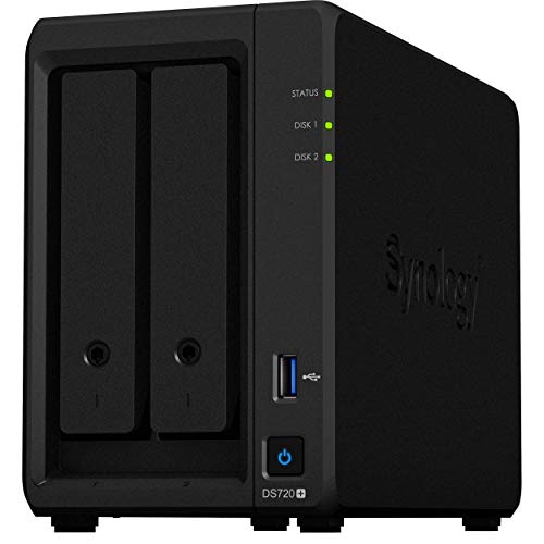 Synology DiskStation DS720+ NAST[o[ rWlXp Celeron CPU 6GB  1TB M.2 NVMe SSD 8TB HDDXg[W DSMIy[eBOVXe