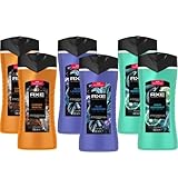 AXE Fine Fragrance Collection Duschgel Bodywash 6er Set mit 3 verschiedenen Varianten (2x3)