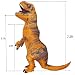 QNRMS Dinosaur Blow up Costume Adult Inflatable Costume Adult Funny Costume inflatable Suits for Adults 5.2ft-6.3ft person to Wear (Brown)