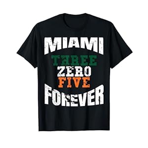 305 Area Code Three Zero Five T Shirt – Miami Girls T-Shirt