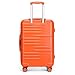 British Traveller British Traveller Reisekofferset Hartschalenkoffer Set ABS+PC Koffer Trolleys Neu Orange