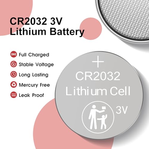 PKNOVA Baterías de Litio CR2450 y CR2032 40 piezas miniatura 6